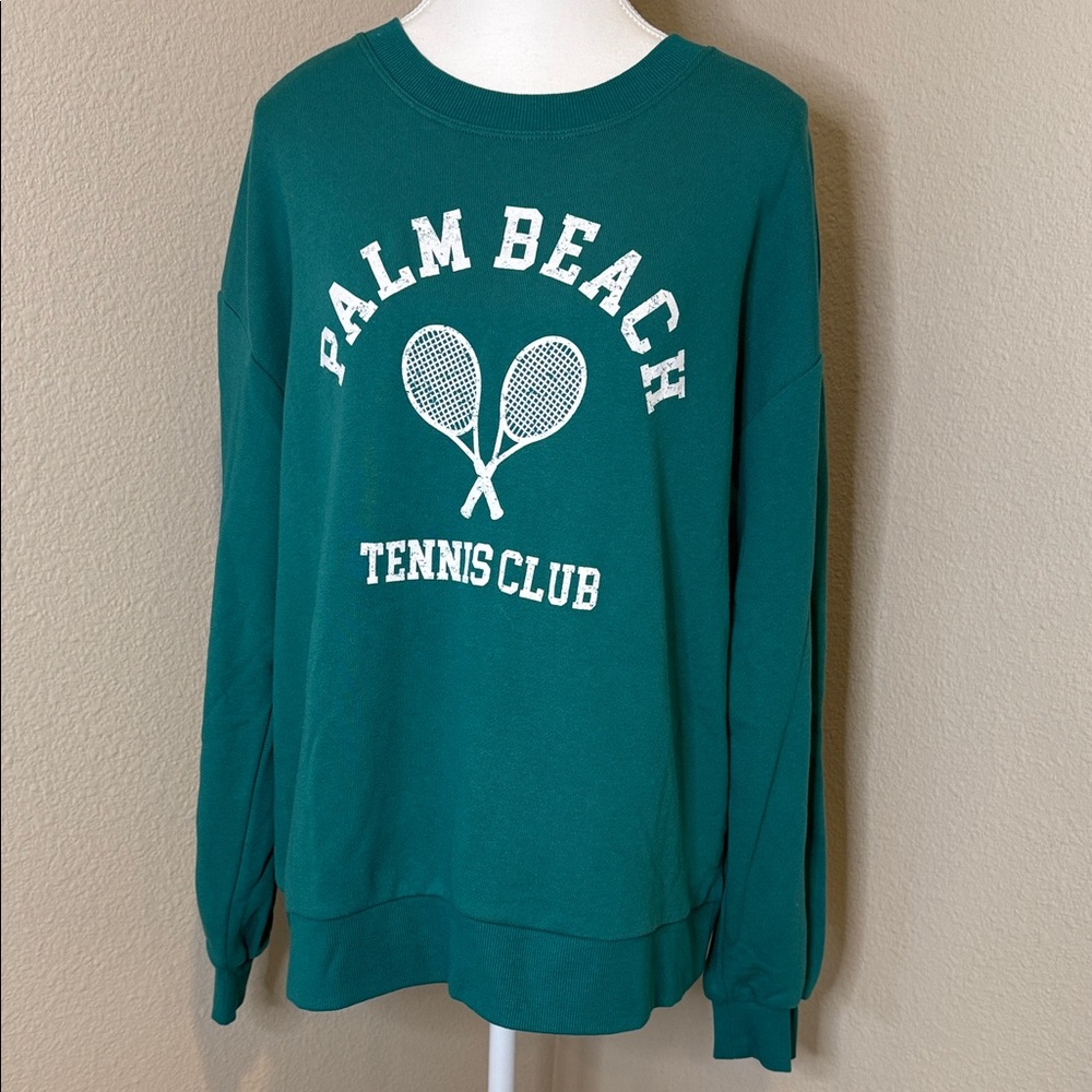C&C California Green Palm Beach Tennis Club Sweatshirt